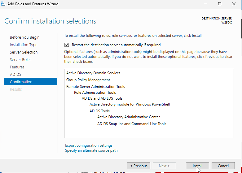 image-5 Windows Server 2025 Part 1 - Domain Aufbau